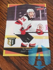 2020-21Upper Deck Extended Series Ultimate Victory Rookies Gold 25/25 Ty Smith #UV-31