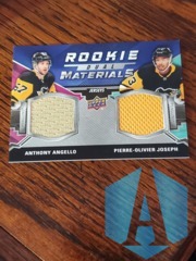 2020-21 UD Series 2 Angello & Joseph Dual Rookie Materials #RDM-AJ Jerseys
