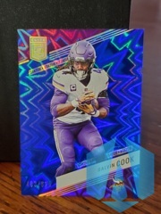 2023 Panini Donruss Elite Blue Explosion #21 Dalvin Cook 483/625 Vikings
