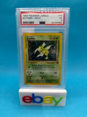 1999 Jungle Scyther Holo #10 PSA 5