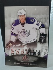 2010-11 SP Game Used Edition Authentic Rookies 591/699 Marc-Andre Cliche #117