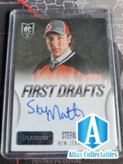 2013 Panini Playbook First Drafts Signatures Stefan Matteau #FD-SMA Rookie