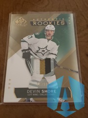 2015-16 Upper Deck SP Game Used Devin Shore Authentic Rookies 25/99 Jersey #138