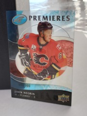 2009-10 Upper Deck Ice Premieres Acetate #126 John Negrin 983/999 Flames