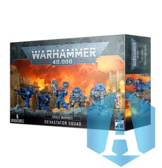 Warhammer 40K Space Marines Devastator Squad Sealed English