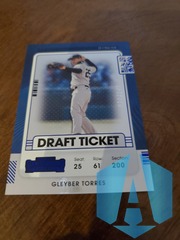 2021 Panini Contenders Draft Ticket Blue 028/149 Gleyber Torres #66