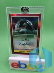 Seftin Vanik Josef Altin 2023 Topps Star Wars Signature Series Auto 1983 Design