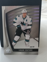 2017-18 Upper Deck SP Game Used Jersey #36 Logan Couture 38/39 Sharks