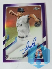 2021 Topps Chrome Purple 059/250 Albert Abreu #RA-AA Rookie Auto RC