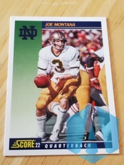 2022 Panini Chronicles Draft Picks Score Retro Bronze Joe Montana #18