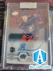 2019-20 Upper Deck Clear Cut - Emil Benstrom CC-BE AUTO RC ROOKIE