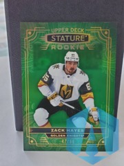 2022-23 Upper Deck Stature Rookie Zack Hayes #120 GREEN 47/66 Golden Knights