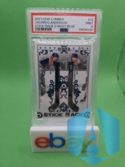 2021-22 Leaf Lumber Stick Rack 2 NAVY BLUE /4 Kurrig Anderson - PSA 9