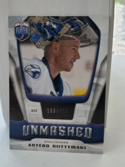 2009-10 UD Be a Player Goalies Unmasked 168/499 #GU7 Antero Niittymaki