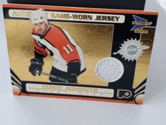 2003-04 Pacific Prism Authentic Game-Worn Jersey 0666/1185 Tony Amonte #135 Flyers
