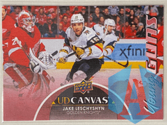 2021-22 Upper Deck Canvas #C218 Jake Leschyshyn