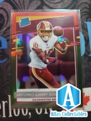 2020 PANINI DONRUSS OPTIC FOOTBALL GREEN RED PRIZM ANTONIO GANDY-GOLDEN #P-334