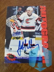 1994 Classic Autographs 2162/2460 John Lilley Anaheim Ducks