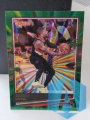 2020-21 Panini Donruss Green Laser Damian Lillard #28 Portland Trail Blazers