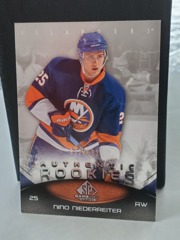 2010-11 SP Game Used Edition Authentic Rookies 672/699 Nino Niederreiter #154