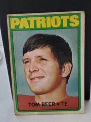 1972 Topps Tom Beer #203 New England Patriots