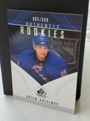 2009-10 SP Game Used Edition Authentic Rookies 085/699 Artem Anisimov #185