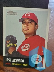 2002 Topps Heritage #439 Jose Acevedo SP Cincinnati Reds