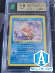 Mistys Goldeen 1st Edition MNT 9 (like PSA) 85/132 Gym Heroes