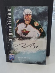 2007-08 BAP Signature Auto #S-AV Aaron Voros Minnesota Wild