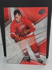 2008-09 SPX SPXcitement #X19 Mr. Hockey Gordie Howe 957/999 Red Wings