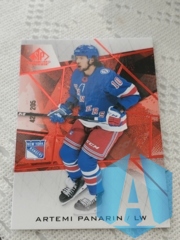 2021-22 Upper Deck SP Game Used Red Fragment 42/205 Artemi Panarin #12