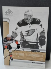 2022-23 Upper Deck SP Game Used Hunter Drew #R-34 01-02’ Retro Rookies 968/999 Ducks