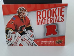2007-08 Upper Deck Rookie Materials Jersey #RM-CM Curtis McElhinney Flames