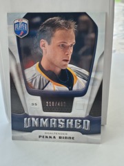 2009-10 Upper Deck Be a Player Unmasked 210/499 Pekka Rinne #GU23 Predators