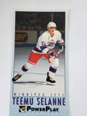1993-94 Fleer Power Play Tall Boy Teemu Selanne #274 Winnipeg Jets