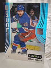 2019-20 Upper Deck Synergy Rookies Blue 173/799 Libor Hajek #46 Rangers