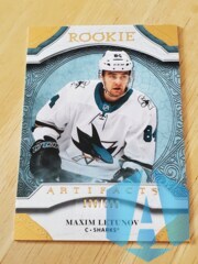 2020-21 Upper Deck Artifacts Rookies Copper 136/299 Maxim Letunov #165