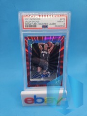 2021 Donruss Rated Holo Red Laser Signatures /49 Jalen Suggs #229 PSA 8 Auto RC