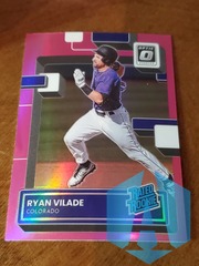 2022 Donruss Optic Ryan Vilade #64 Rated Rookie Pink Parallel SP Colorado
