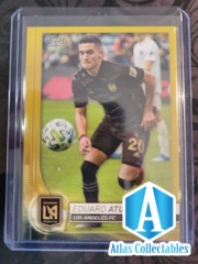 2020 Topps MLS #16 - EDUARD ATUESTA GOLD /50 Los Angeles FC