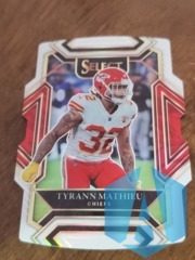 2021 Panini Select Club Level White Prizm Die-Cut 36/99 Tyrann Mathieu #218