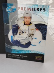 2009-10 Upper Deck Ice Premieres Acetate 907/999 Alexander Sulzer #137