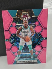 2022-23 Panini Mosaic Pink Mosaic Prizm 05/10 Terry Rozier III #33 Hornets