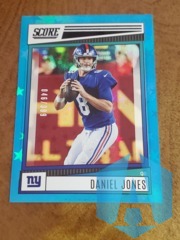 2022 Score Teal Stars #234 Daniel Jones 046/399 New York Giants