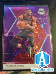 Thaddeus Young 2019-20 Panini Mosaic #137 - Purple Break /50