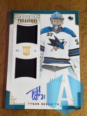 2012-13 Panini Anthology Treasures 383/699 Tyson Sexsmith #140 Rookie Auto Dual Jerseys