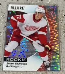 Simon Edvinsson Upper Deck Allure 2023-2024 Red Rainbow Rookie 147