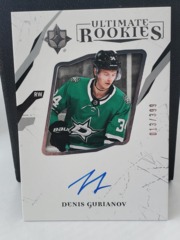 2017-18 Ultimate Collection Rookies #65 Denis Gurianov RC Auto 013/399 Dallas Stars