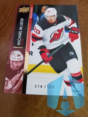 2021-22 Upper Deck Series 2 UD Exclusives 014/100 Michael McLeod #357