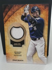 2017 Topps Tier One Game-Used Jersey Relic 035/331 Ryan Braun #T1R-RB Brewers